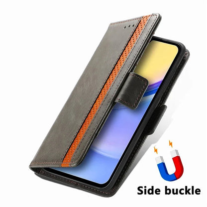 CASENEO 002 Series For Samsung Galaxy A15 4G / A15 5G Cell Phone Case RFID Blocking Stand Cover