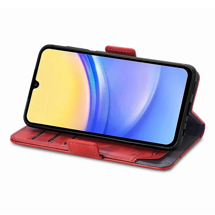 CASENEO 002 Series For Samsung Galaxy A15 4G / A15 5G Cell Phone Case RFID Blocking Stand Cover