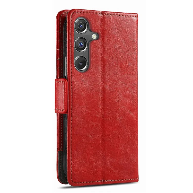 CASENEO 002 Series For Samsung Galaxy A15 4G / A15 5G Cell Phone Case RFID Blocking Stand Cover