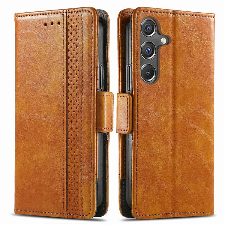 CASENEO 002 Series For Samsung Galaxy A15 4G / A15 5G Cell Phone Case RFID Blocking Stand Cover