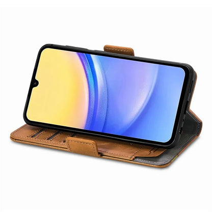 CASENEO 002 Series For Samsung Galaxy A15 4G / A15 5G Cell Phone Case RFID Blocking Stand Cover