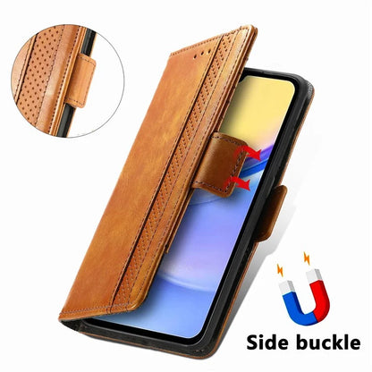 CASENEO 002 Series For Samsung Galaxy A15 4G / A15 5G Cell Phone Case RFID Blocking Stand Cover