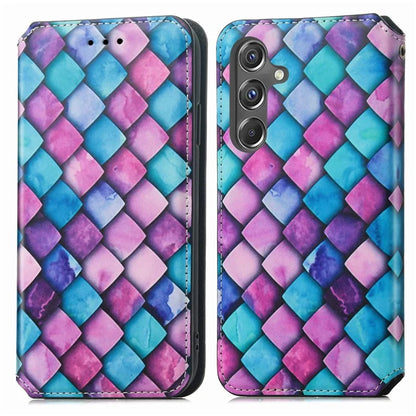 CASENEO 001 Series for Samsung Galaxy A15 4G / 5G Pattern Case RFID Blocking Protection