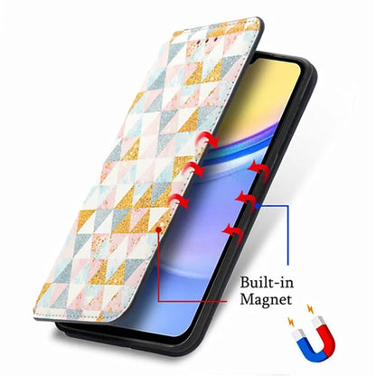 CASENEO 001 Series for Samsung Galaxy A15 4G / 5G Pattern Case RFID Blocking Protection