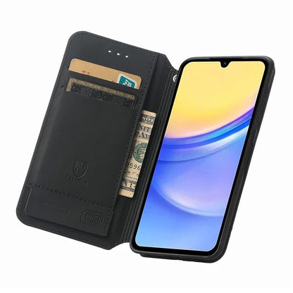 CASENEO 001 Series for Samsung Galaxy A15 4G / 5G Pattern Case RFID Blocking Protection / Mandala