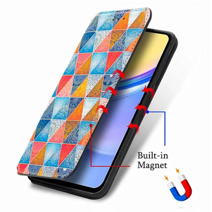 CASENEO 001 Series for Samsung Galaxy A15 4G / 5G Pattern Case RFID Blocking Protection / Mandala