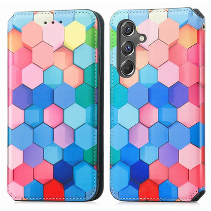 CASENEO 001 Series for Samsung Galaxy A15 4G / 5G Pattern Case RFID Blocking Protection