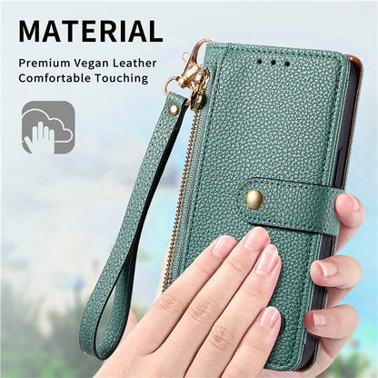 For Samsung Galaxy A15 4G / 5G Phone Case Heart Pattern Leather RFID Blocking Cover