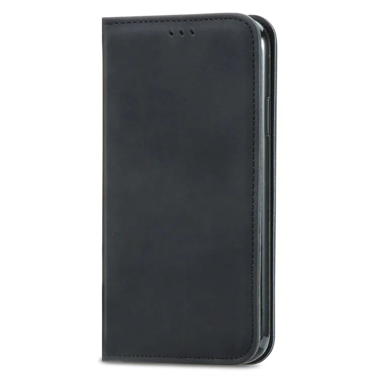 Phone Stand Case for ZTE Blade V50 Vita Shell Skin-touch PU Leather Cover