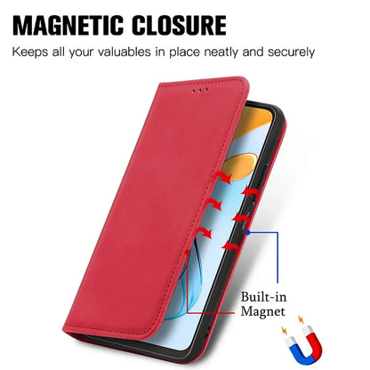 Phone Stand Case for ZTE Blade V50 Vita Shell Skin-touch PU Leather Cover