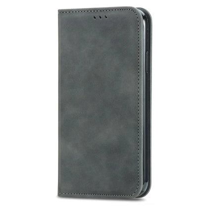 Phone Stand Case for ZTE Blade V50 Vita Shell Skin-touch PU Leather Cover