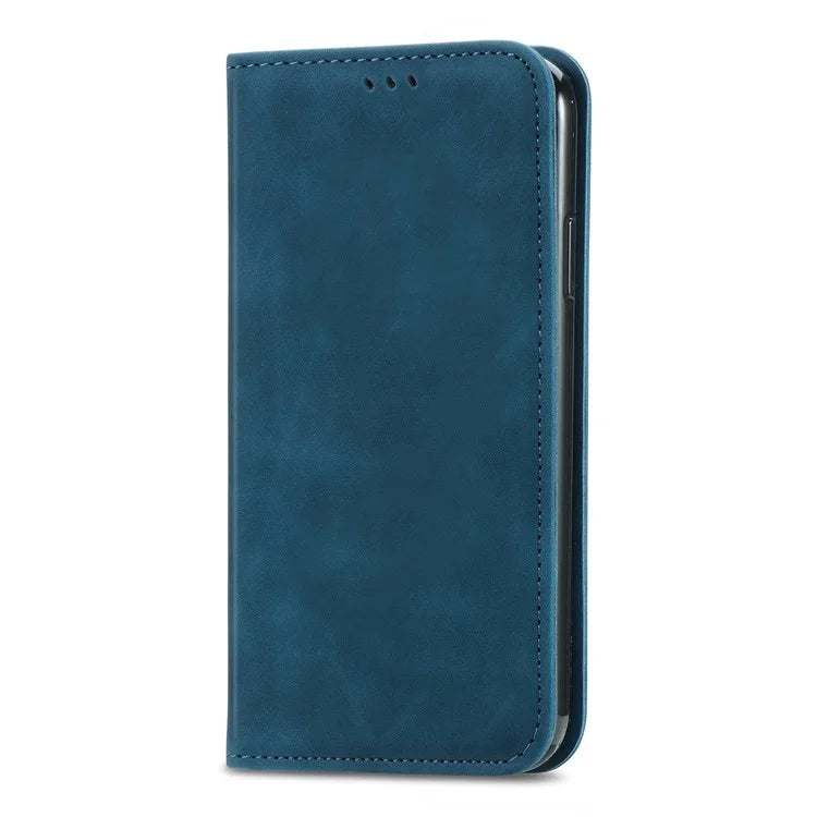 For Xiaomi Redmi 13C 4G / Poco C65 4G Leather Case Magnetic Absorption Phone Stand Cover