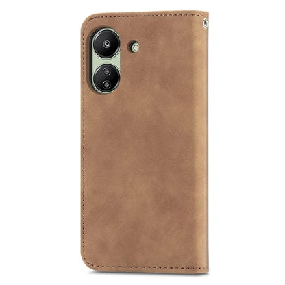 For Xiaomi Redmi 13C 4G / Poco C65 4G Leather Case Magnetic Absorption Phone Stand Cover