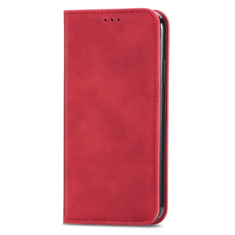 For Xiaomi Redmi 13C 4G / Poco C65 4G Leather Case Magnetic Absorption Phone Stand Cover
