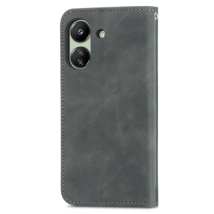 For Xiaomi Redmi 13C 4G / Poco C65 4G Leather Case Magnetic Absorption Phone Stand Cover