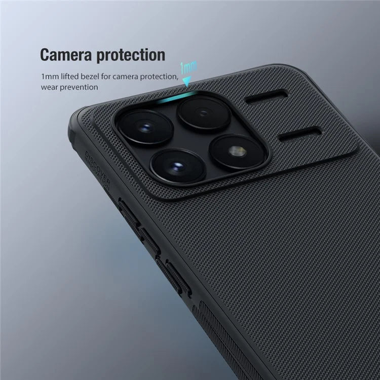 NILLKIN Super Frosted Shield Pro for Xiaomi Redmi K70 5G / K70 Pro 5G Case PC+TPU Matte Phone Cover
