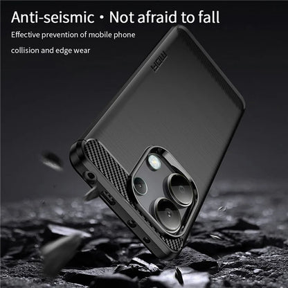 MOFI JK TPU Series-1 For Xiaomi Redmi Note 13 4G TPU Phone Case Carbon Fiber Texture
