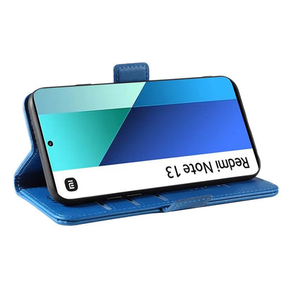 YIKATU YK-003 For Xiaomi Redmi Note 13 4G Leather Wallet Case Side Magnetic Clasp