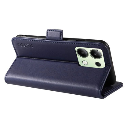 YIKATU YK-003 For Xiaomi Redmi Note 13 4G Leather Wallet Case Side Magnetic Clasp