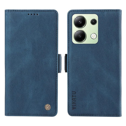 YIKATU YK-005 For Xiaomi Redmi Note 13 4G Wallet Cover Skin-touch Leather Phone Case
