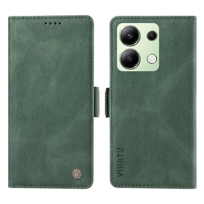 YIKATU YK-005 For Xiaomi Redmi Note 13 4G Wallet Cover Skin-touch Leather Phone Case
