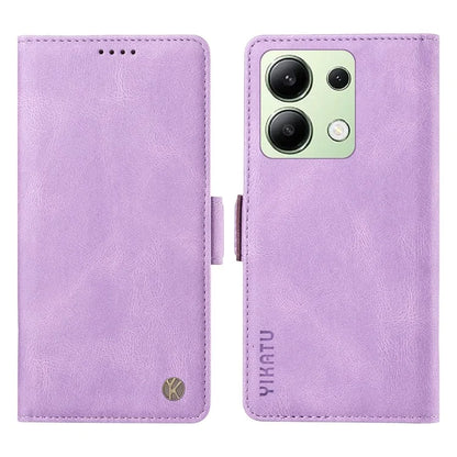 YIKATU YK-005 For Xiaomi Redmi Note 13 4G Wallet Cover Skin-touch Leather Phone Case