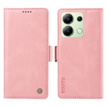 YIKATU YK-005 For Xiaomi Redmi Note 13 4G Wallet Cover Skin-touch Leather Phone Case