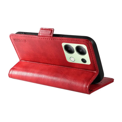 YIKATU YK-007 For Xiaomi Redmi Note 13 4G Leather Case Litchi Texture Cover Phone Wallet