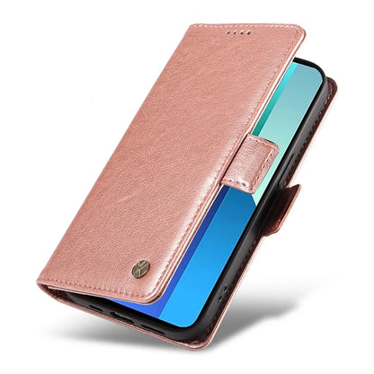 YIKATU YK-007 For Xiaomi Redmi Note 13 4G Leather Case Litchi Texture Cover Phone Wallet