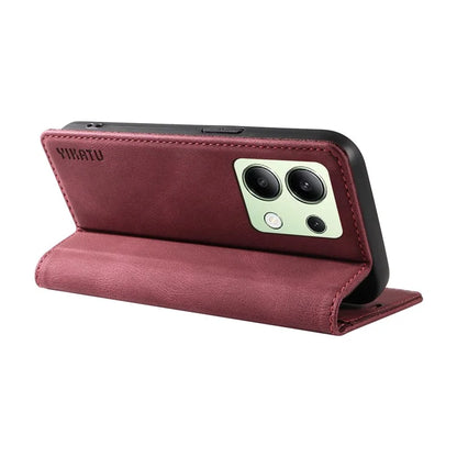 YIKATU YK-004 For Xiaomi Redmi Note 13 4G Leather Case Wallet Magnetic Closing