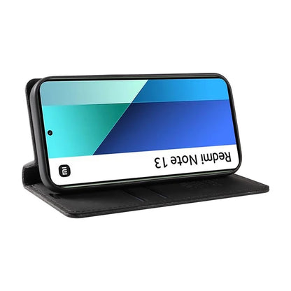 YIKATU YK-004 For Xiaomi Redmi Note 13 4G Leather Case Wallet Magnetic Closing