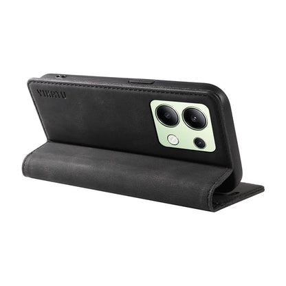 YIKATU YK-004 For Xiaomi Redmi Note 13 4G Leather Case Wallet Magnetic Closing