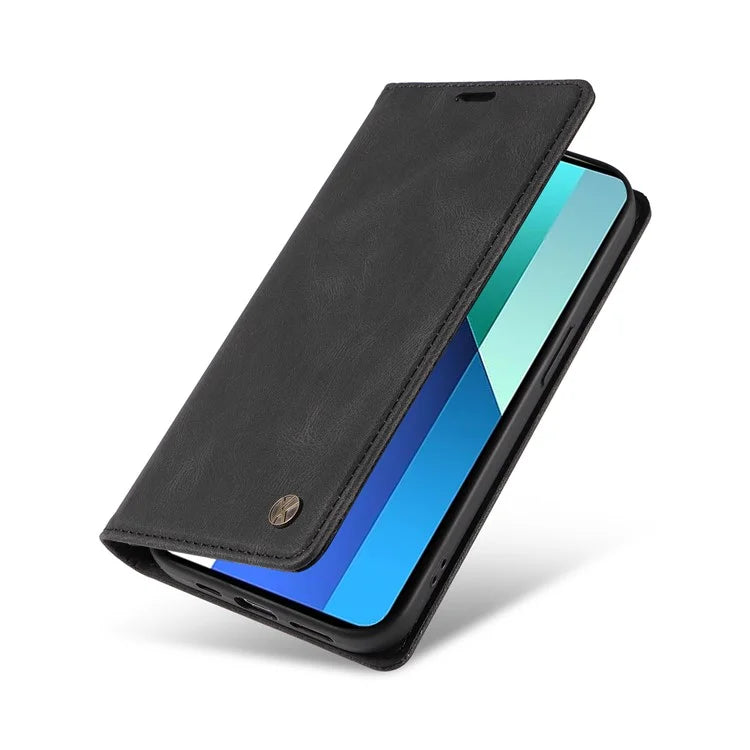 YIKATU YK-004 For Xiaomi Redmi Note 13 4G Leather Case Wallet Magnetic Closing