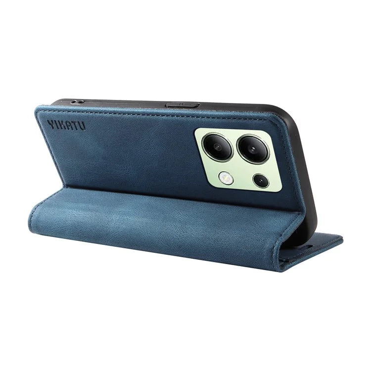 YIKATU YK-004 For Xiaomi Redmi Note 13 4G Leather Case Wallet Magnetic Closing