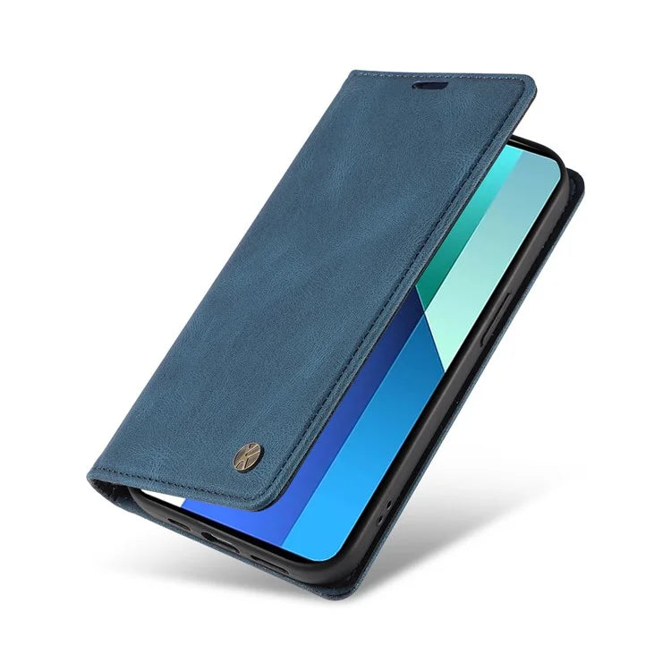 YIKATU YK-004 For Xiaomi Redmi Note 13 4G Leather Case Wallet Magnetic Closing