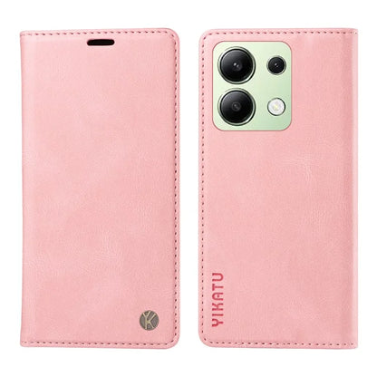 YIKATU YK-004 For Xiaomi Redmi Note 13 4G Leather Case Wallet Magnetic Closing