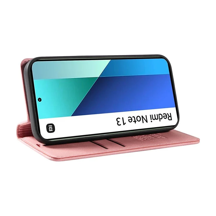 YIKATU YK-004 For Xiaomi Redmi Note 13 4G Leather Case Wallet Magnetic Closing