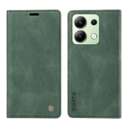 YIKATU YK-004 For Xiaomi Redmi Note 13 4G Leather Case Wallet Magnetic Closing