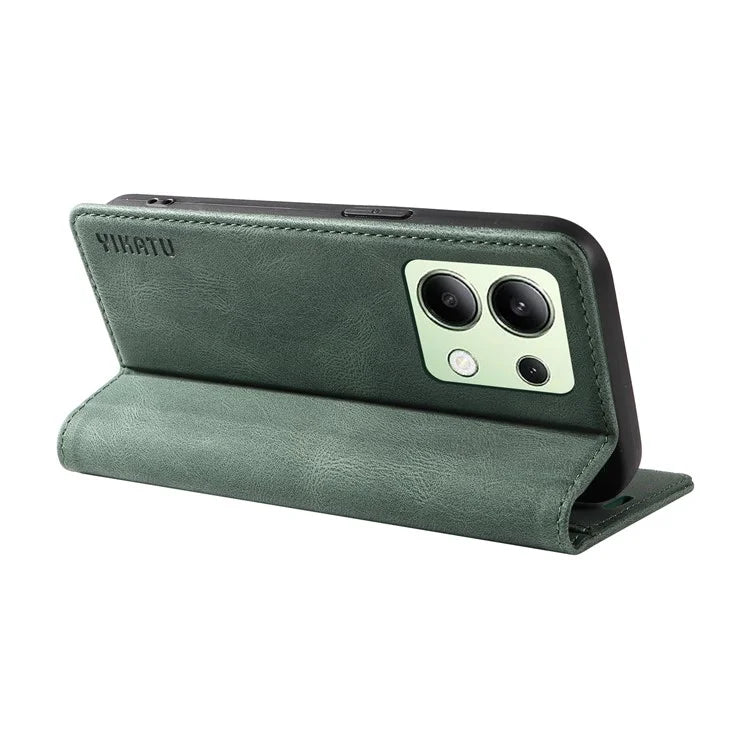 YIKATU YK-004 For Xiaomi Redmi Note 13 4G Leather Case Wallet Magnetic Closing