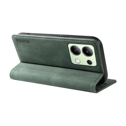 YIKATU YK-004 For Xiaomi Redmi Note 13 4G Leather Case Wallet Magnetic Closing