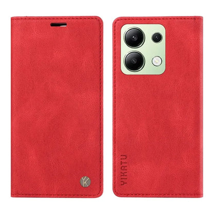 YIKATU YK-004 For Xiaomi Redmi Note 13 4G Leather Case Wallet Magnetic Closing