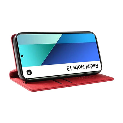 YIKATU YK-004 For Xiaomi Redmi Note 13 4G Leather Case Wallet Magnetic Closing