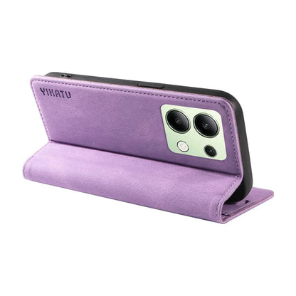 YIKATU YK-004 For Xiaomi Redmi Note 13 4G Leather Case Wallet Magnetic Closing