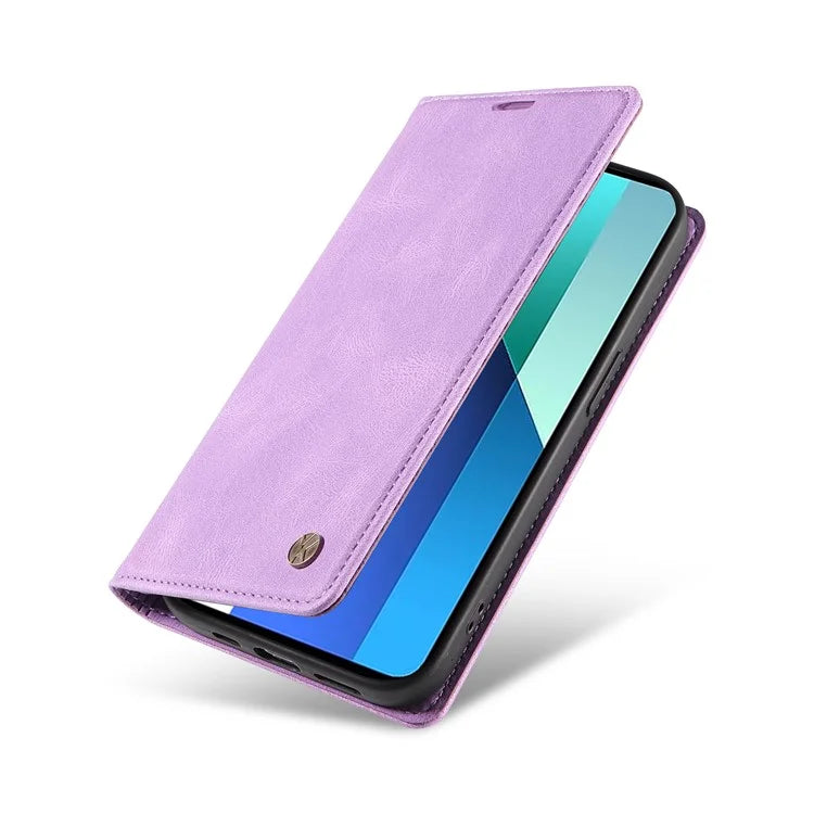YIKATU YK-004 For Xiaomi Redmi Note 13 4G Leather Case Wallet Magnetic Closing