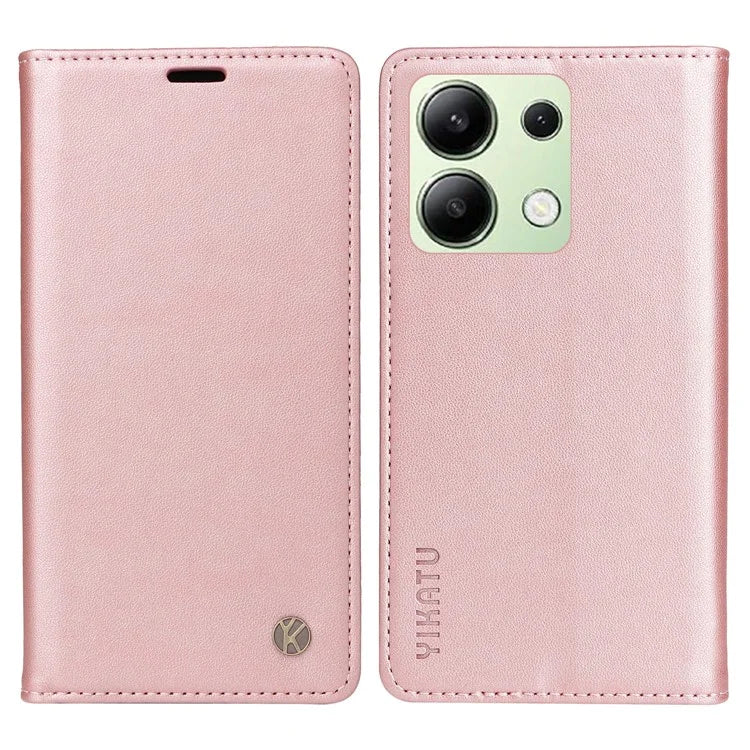 YIKATU YK-001 For Xiaomi Redmi Note 13 4G Case Wallet Phone Cover Magnetic Closing
