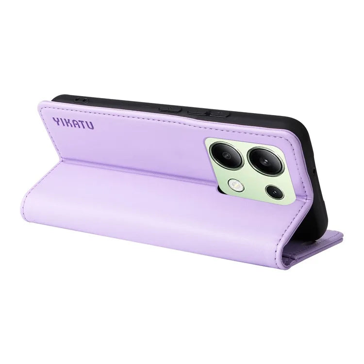 YIKATU YK-001 For Xiaomi Redmi Note 13 4G Case Wallet Phone Cover Magnetic Closing