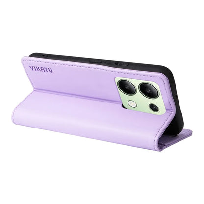 YIKATU YK-001 For Xiaomi Redmi Note 13 4G Case Wallet Phone Cover Magnetic Closing