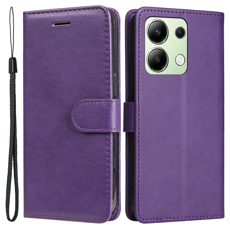 KT Leather Series-2 for Xiaomi Redmi Note 13 4G Leather Case Solid Color Phone Cover