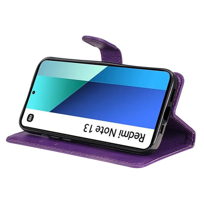 KT Leather Series-2 for Xiaomi Redmi Note 13 4G Leather Case Solid Color Phone Cover
