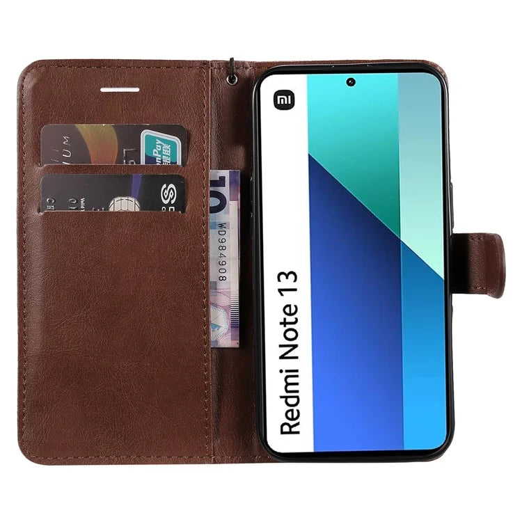 KT Leather Series-2 for Xiaomi Redmi Note 13 4G Leather Case Solid Color Phone Cover